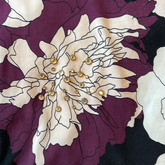 ALFANI Floral Tunic Size Medium - Picture 5 of 8